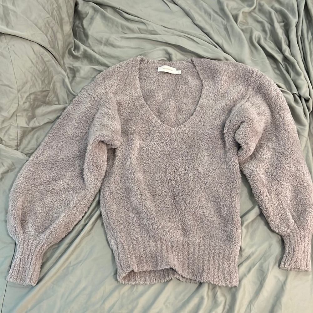 Authentic Zimmermann 0 Light Purple Fluffy Sweater